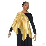 Womens Gold Lamé Metallic 3-in-1 Overlay by Eurotard