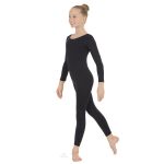 Child Cotton Long Sleeve Unitard by EUROTARD
