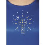 Iron-On Shining Cross Rhinestone Applique by EUROTARD