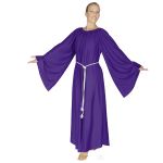 Plus Angel Sleeve Loose Fit Praise Dress by EUROTARD