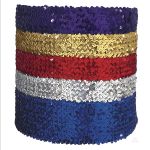 4" Wide Sequin Belt by EUROTARD