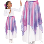 Child Soft Skies Sequined  Drape and Skirt  Overlay by EUROTARD