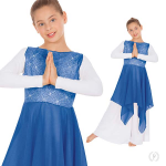Child Sparkling Handkerchief Style Praise Tunic by EUROTARD