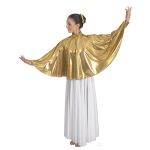 Adult Guiding Light Metallic Mock Neck Praise Cape by EUROTARD