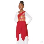 Child Fire and Rain One Shoulder Tunic by EUROTARD
